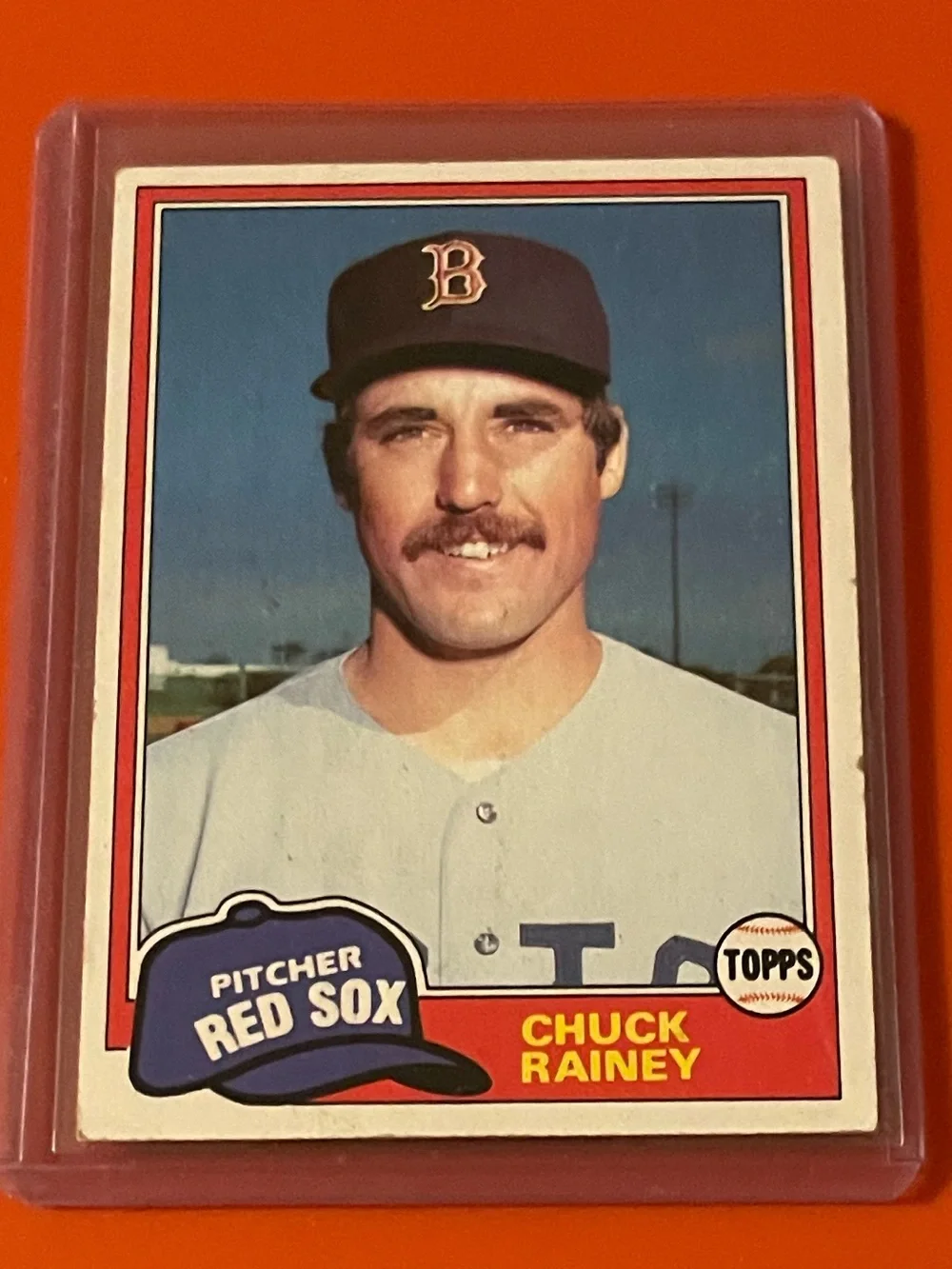 Chuck Rainey #199 1981 Topps Baseball Trading Card